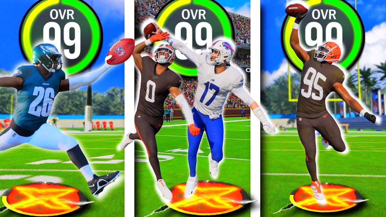 1 Handed Spectacular Catch with Every 99 Overall Player in Madden 26!