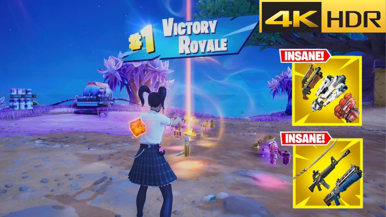 Fortnite Battle Royale ( Zero Build) 4k 60fps gameplay (Fortnite chapter 7 )