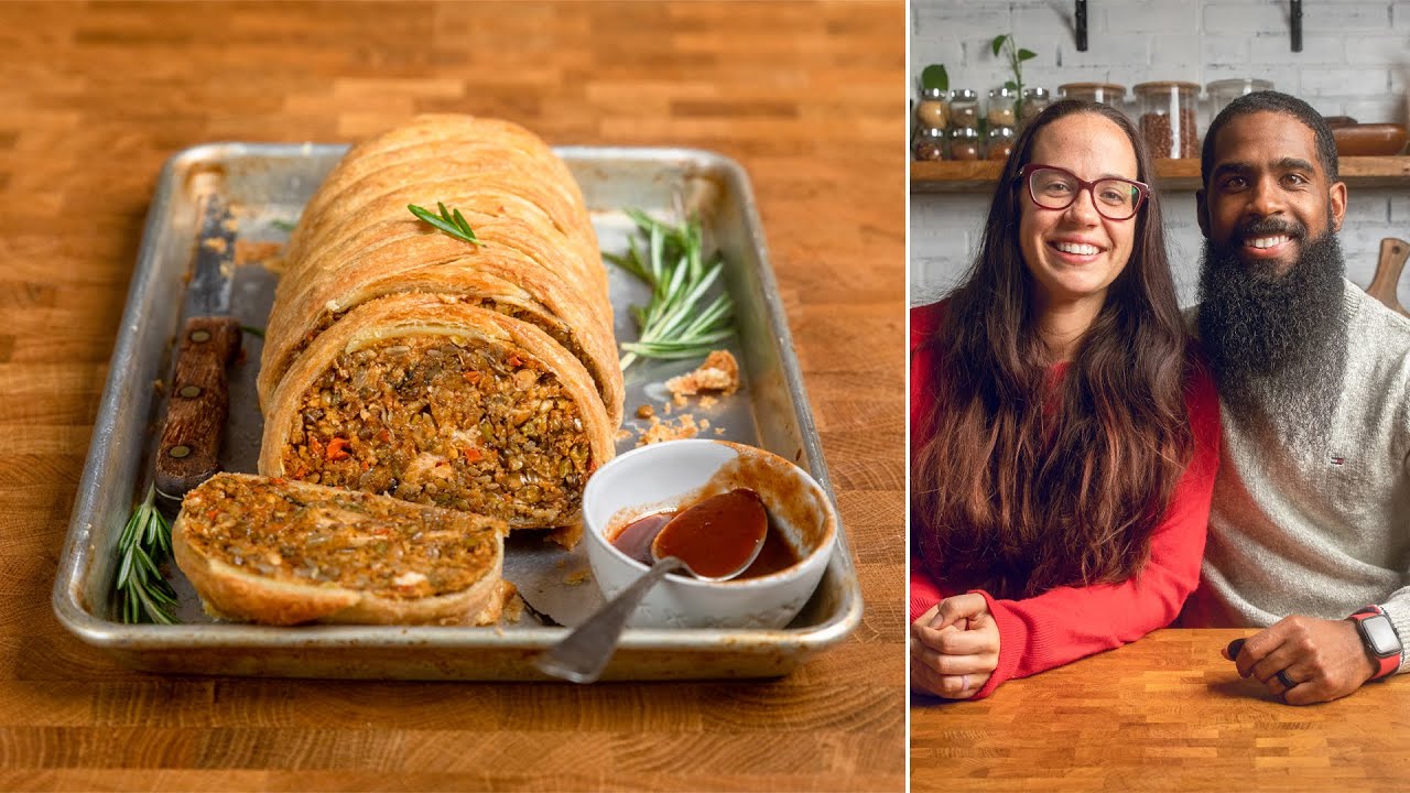 The Best Mushroom Free Vegan Lentil Wellington