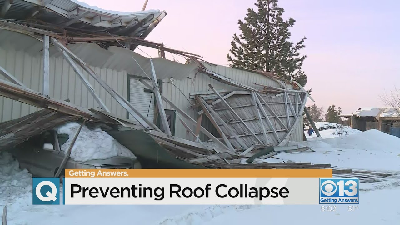 How to prevent a roof collapse during heavy snow events