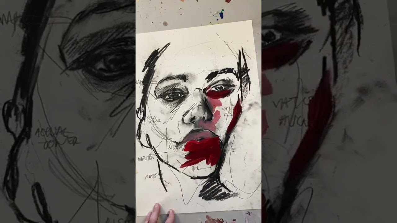 How to: Charcoal & Paint
