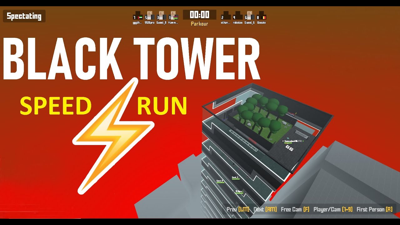 Krunker Black Tower Speed Run