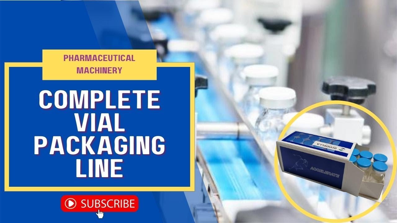Very Advanced Pharmaceutical Packaging Line | Vial Cartoning Machine | Pharmaceutical Machinery