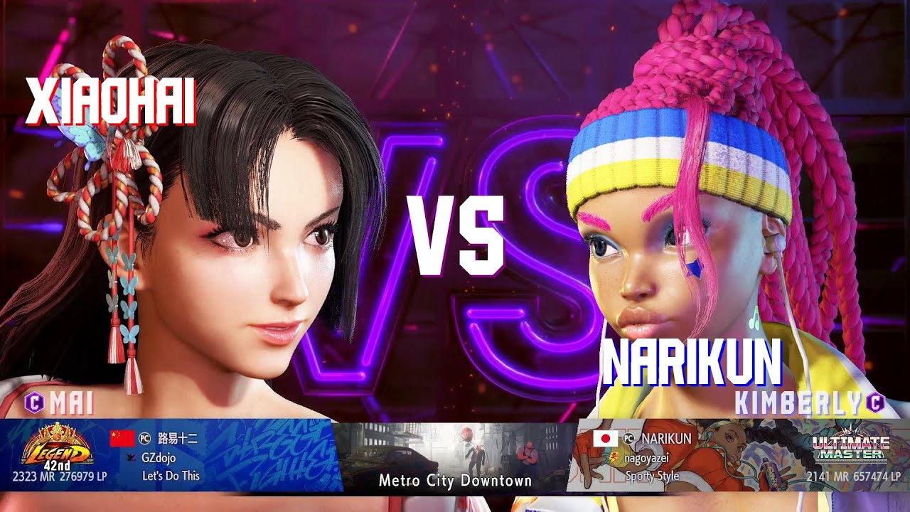 SF6 Xiaohai (Mai Classic) Vs NARIKUN (Kimberly Classic)