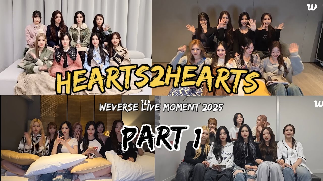 Hearts2hearts weverse live moment lucu part 1 🙌 #hearts2hearts 