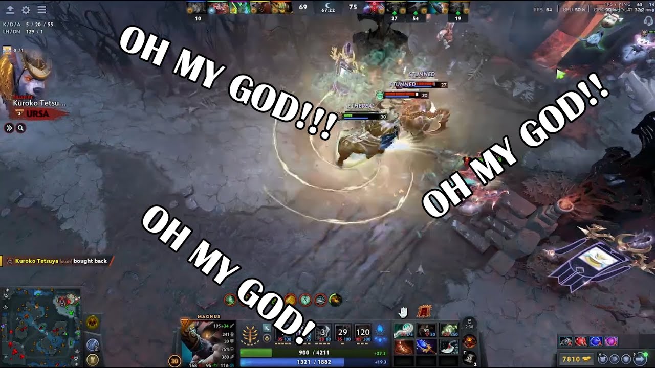 We love 1 hour dota: OH MY GOD!!!!!