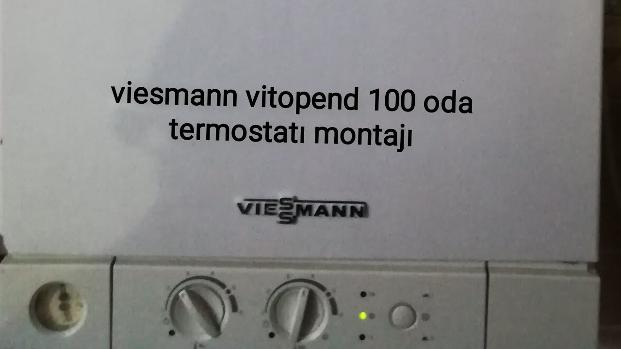 wiesman vıtopend 100 kombi kablosuz oda termostatı montajı