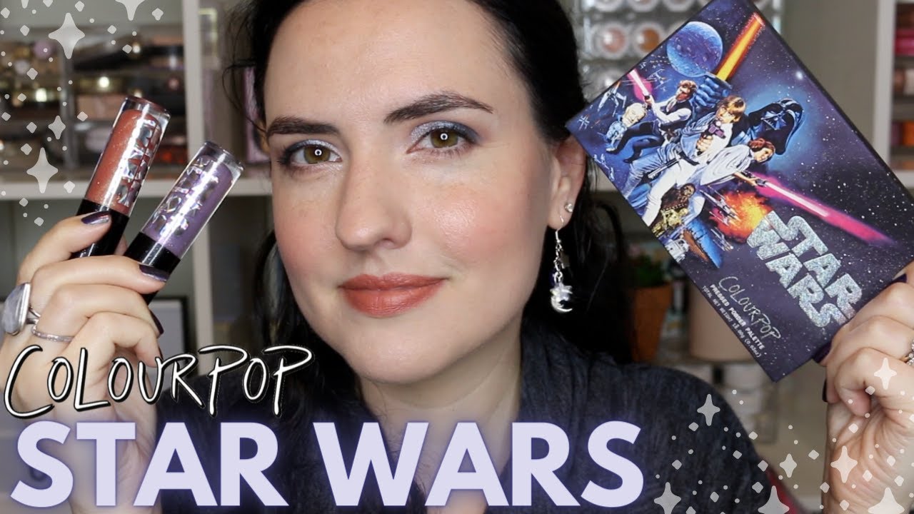 NEW COLOURPOP + STAR WARS COLLECTION! | Swatches, Close Ups, Tutorial + Review