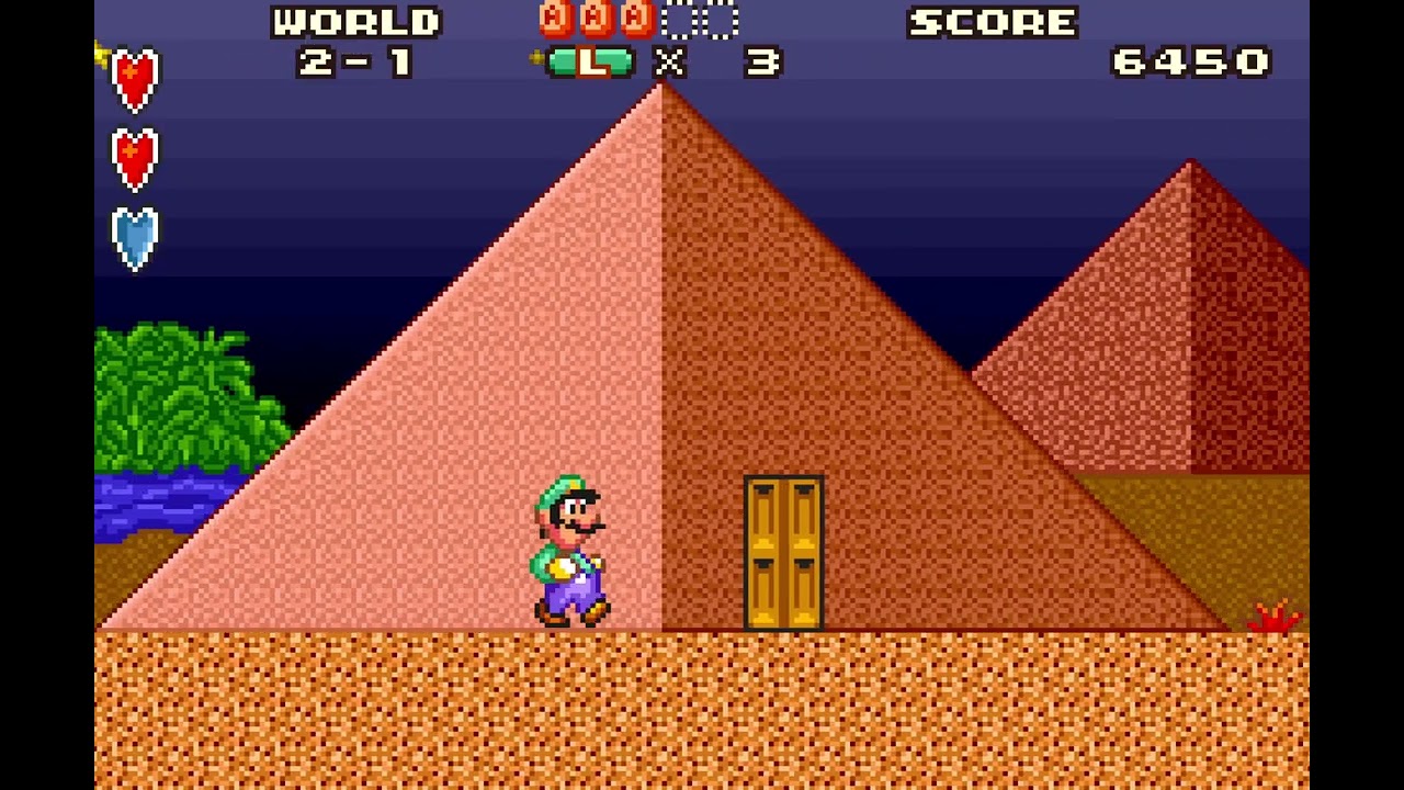 Playing Super Mario Bros. 2 Part 3 (Super Mario Advance)