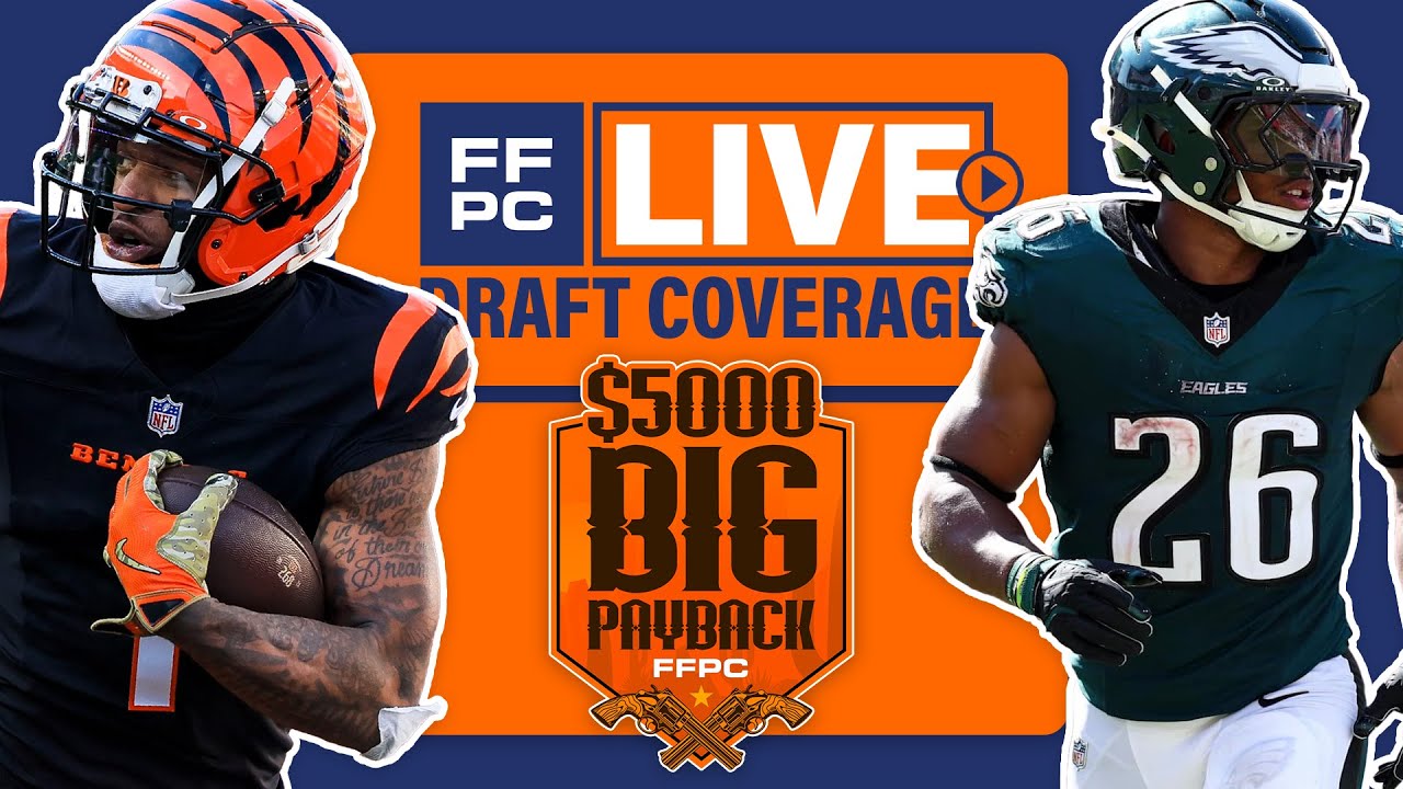 $5,000 Entry FFPC Big Payback League Live Draft Coverage