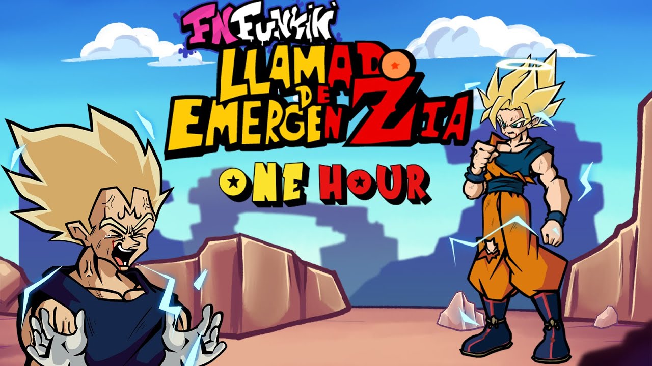 Llamado de emergenZia - Friday Night Funkin' Dragon Ball Z Parody - [FULL SONG] - (1 HOUR)