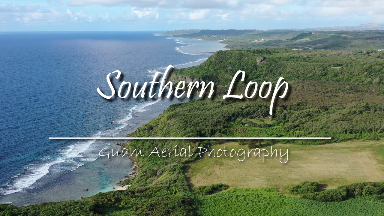 Southern Loop Coastal Drive, Guam | Drone Video