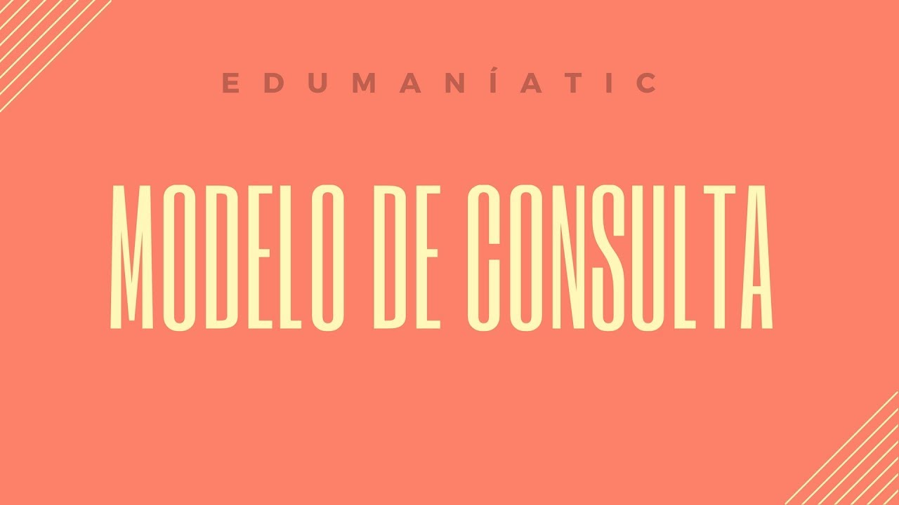 V&iacute;deo tutorial: Modelo de consulta