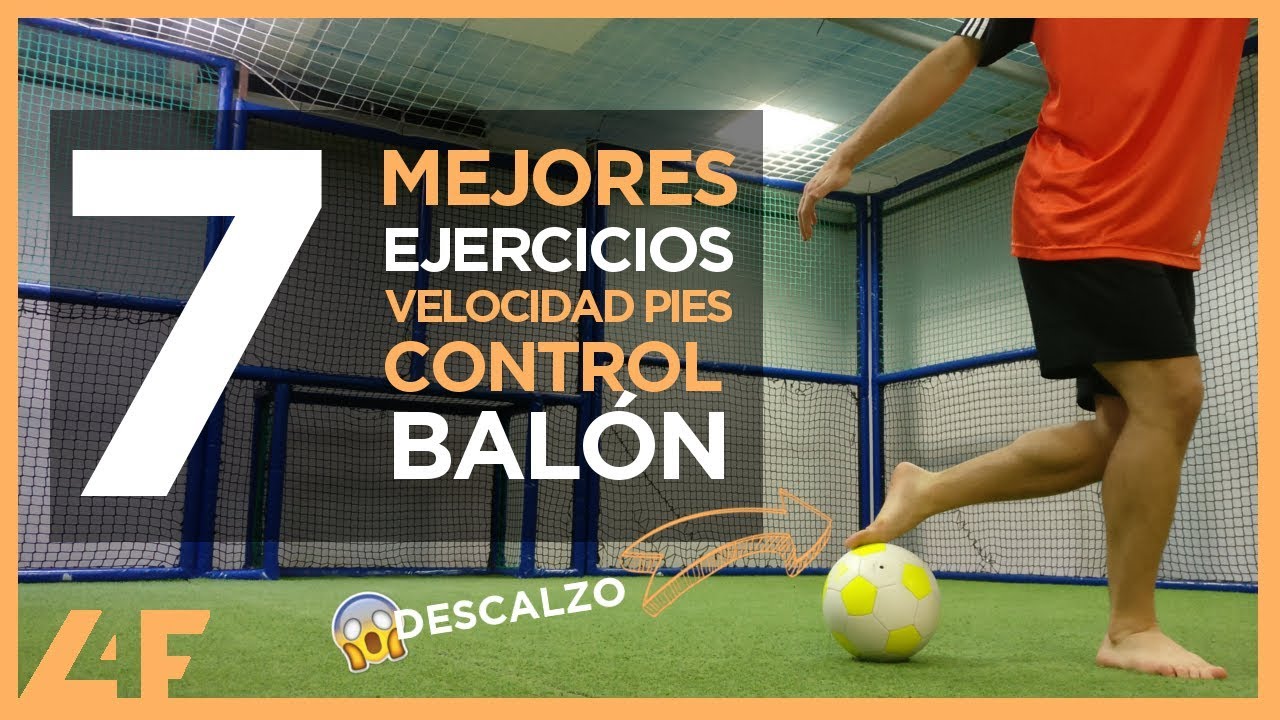 LOS 7 MEJORES EJERCICIOS DE FÚTBOL DESCALZO ⚽ ENTRENAMIENTO PARA MOVER LOS PIES MÁS RÁPIDO | L4F