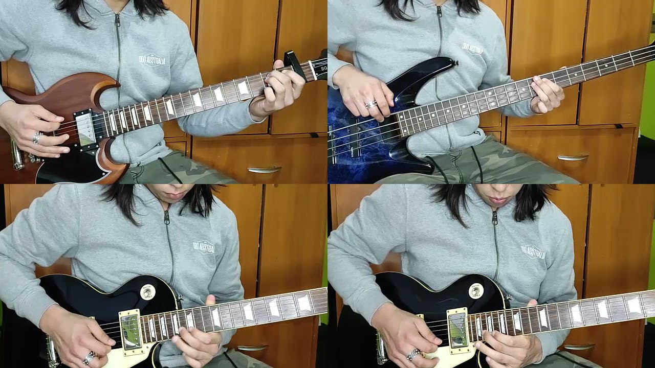 Master of Puppets Interlude Guitar Cover (F Tuning)