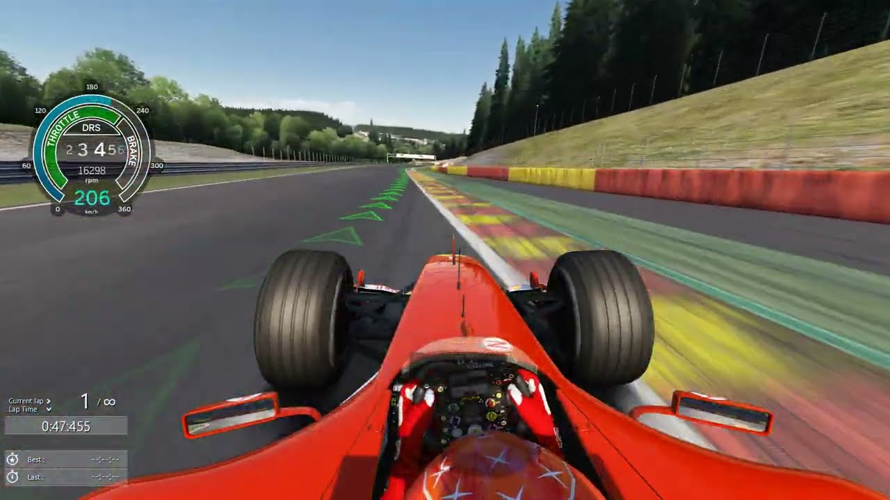 Assetto Corsa | ACR Ferrari F2004 Spa UNOFFICIAL World Record - 1:37.480