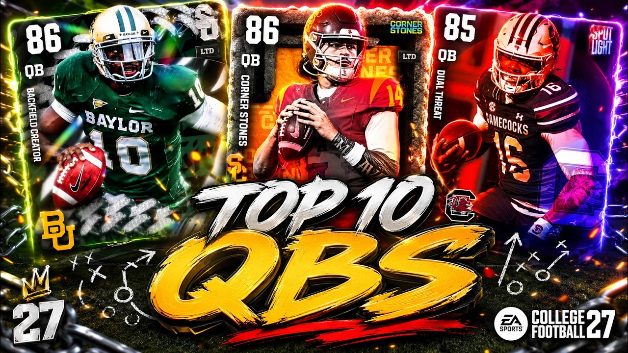 The 10 BEST QUARTERBACKS You NEED To Use In College Football 27
