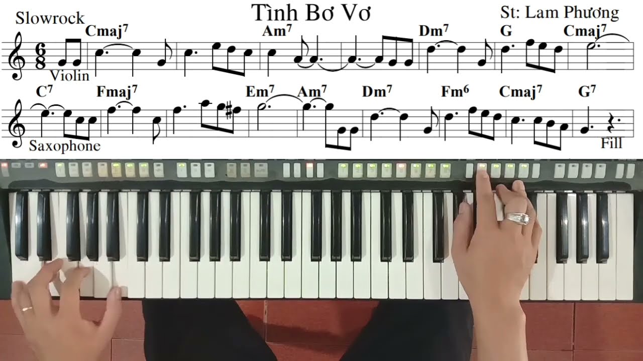 Bài: TÌNH BƠ VƠ | St: Lam Phương | Hướng Dẫn Đệm Hát | Ku Tèo Piano.
