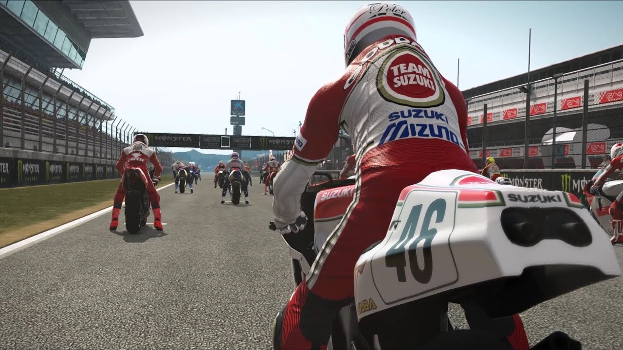 MotoGP 17 - Suzuki RGV500 1993 - Test Ride Gameplay (PC HD) [1080p60FPS]