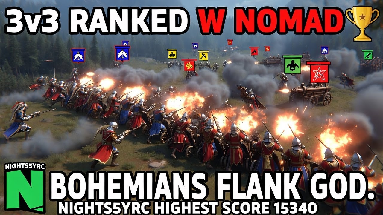 NIGHTS5YRC BOHEMIANS NOMAD 3V3 RANKED HIGHEST SCORE 15340 🏆🔥