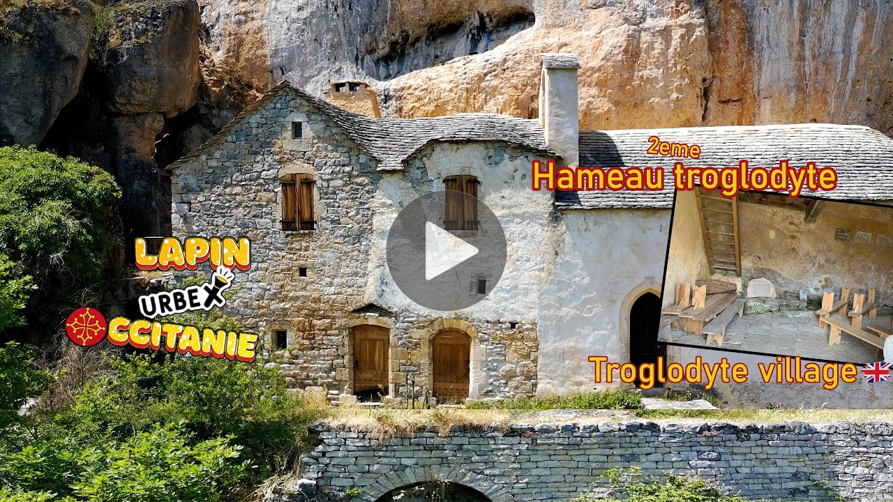🎥 Lapin Urbex 🐰🔦 et le 2e village troglodyte abandonné /abandoned village 🇬🇧 avec Geolocalisation ⚠️