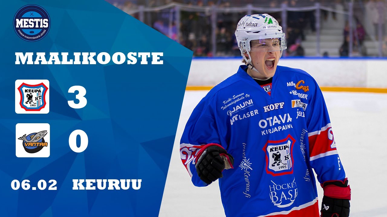Maalikooste KeuPa HT - K-Vantaa 06.02.2025 (3-0)