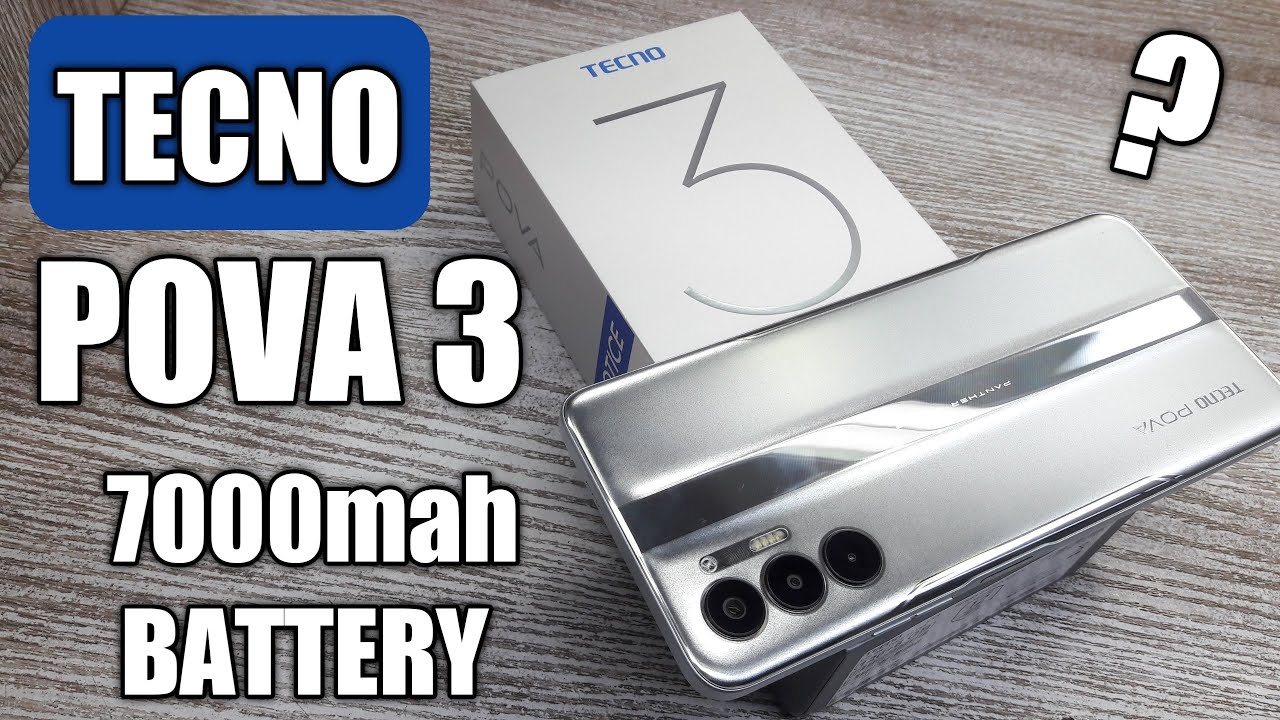 Tecno Pova 3 Unboxing - New 7000mah Budget King ?