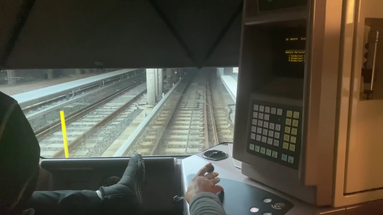U-Bahn Hamburg - Führerstandsmitfahrt auf der U2 von Merkenstraße bis Niendorf Nord