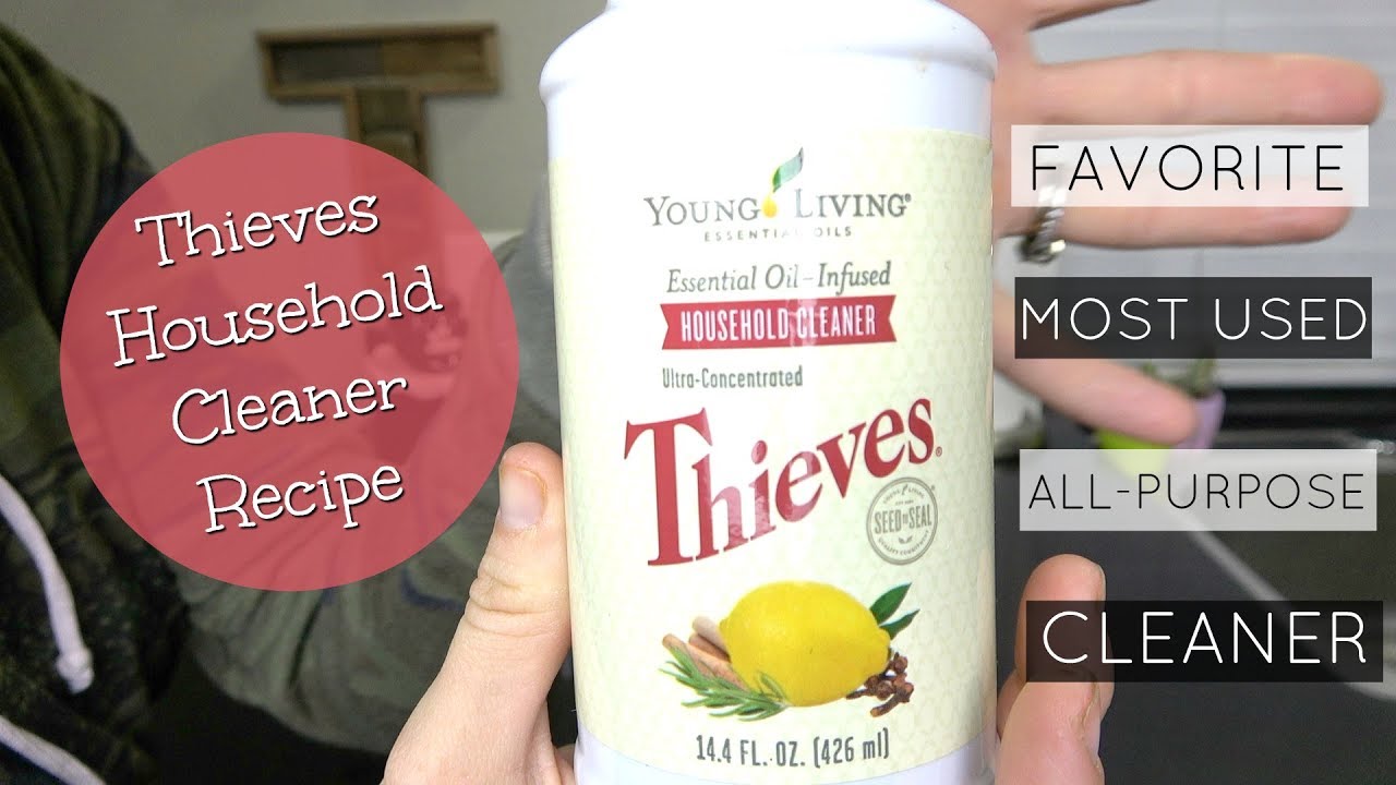THIEVES HOUSEHOLD CLEANER RECIPE | CLEAN WITH ME 2018