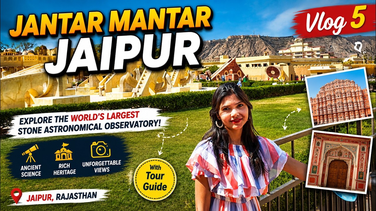 Jantar Mantar Jaipur Guide | Ticket Price Tour Vlog 5 | Tapan Gupta Vlogs