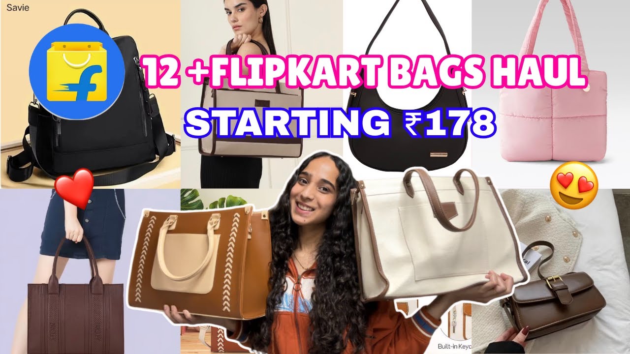 *HUGE* FLIPKART BAGS HAUL🌷 | TRENDY BAGS🤩 | VIRAL BAGS | OFFICE, COLLEGE BAGS💗 | AFFORDABLE BAGS ❤️