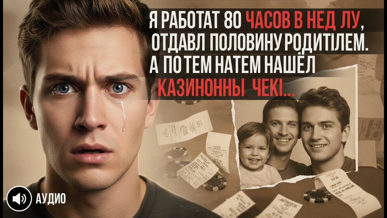 Я работал 80 часов в неделю, отдавал родителям половину. А потом нашел чеки из казино...