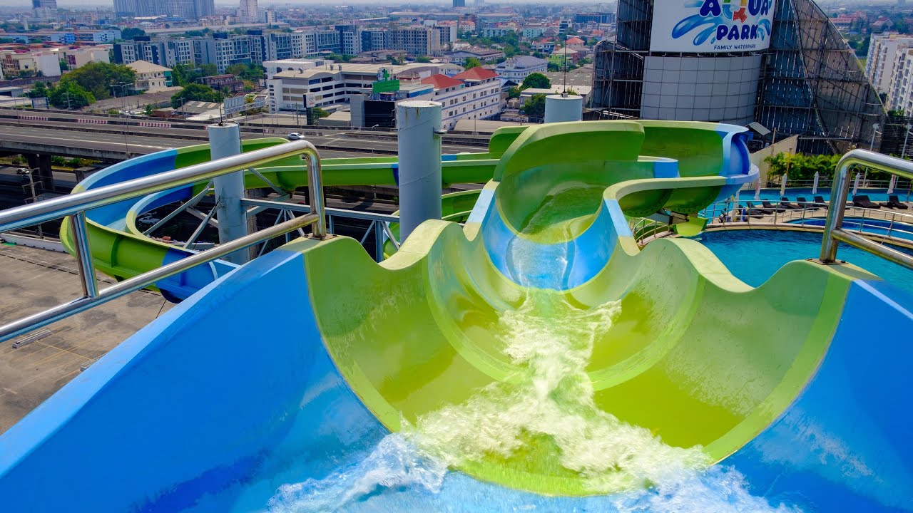 ทอง ทอง เมจิก สไลด์ Tong Tong's Magic Slide - สวนน้ำ Pororo AquaPark Bangkok เซ็นทรัล พลาซ่า บางนา