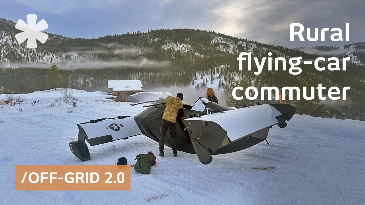 Special Operations vet commutes by Flying Car from rural off-grid home