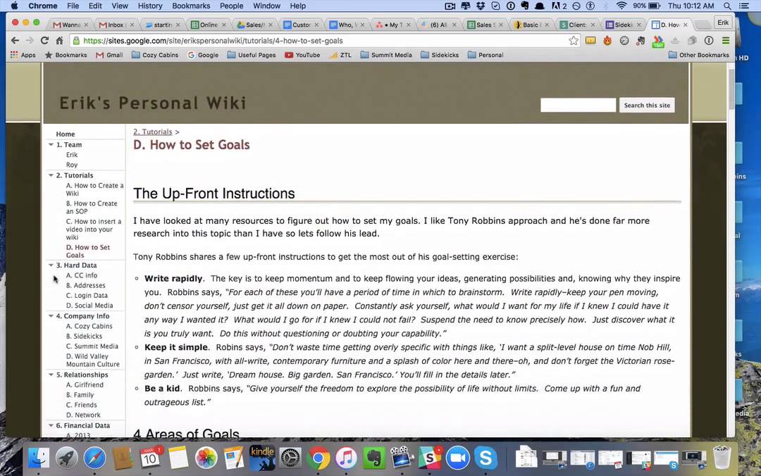 Personal Wiki Setup