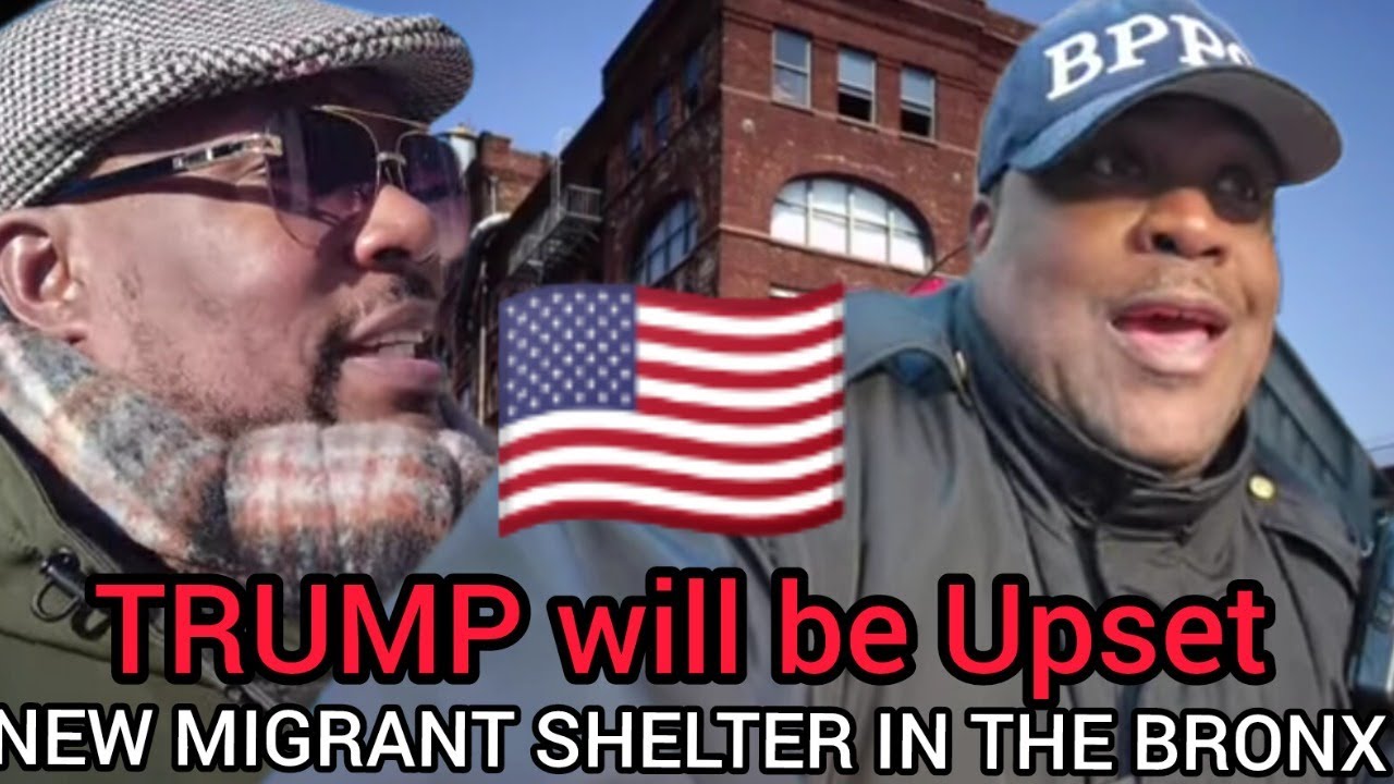 NYC Migrant Crisis Bruckner Blvd Bronx... New Migrant Shelter Open