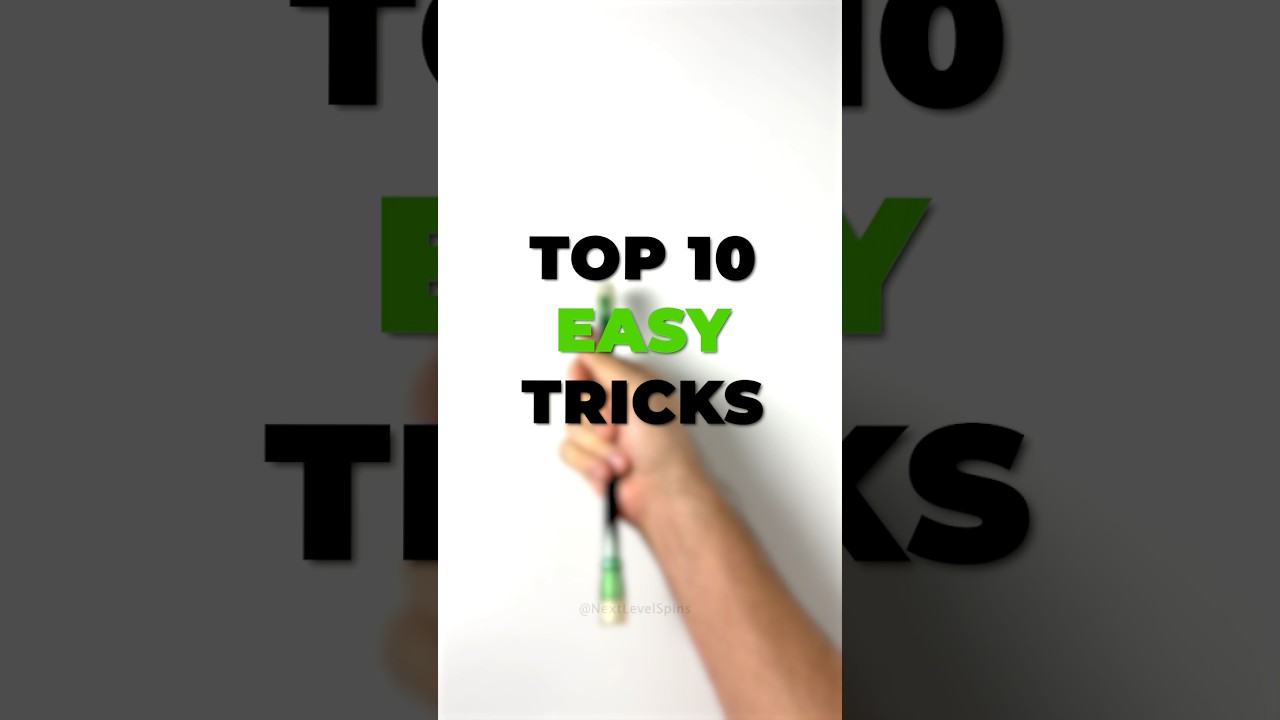 Top 10 EASY Pen Spinning Tricks 🔥