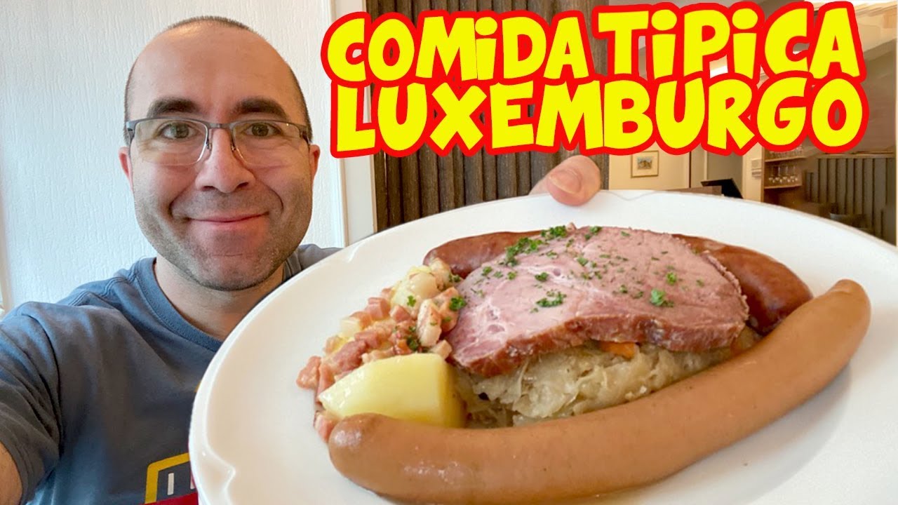 Probando la COMIDA TÍPICA en la HERMOSA CIUDAD de LUXEMBURGO