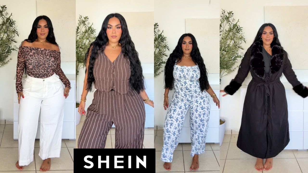PLUS SIZE TRY ON Haul Otoño SHEIN Curve 2025 | Outfits para viaje + nuevo estilo |  TALLAS GRANDES