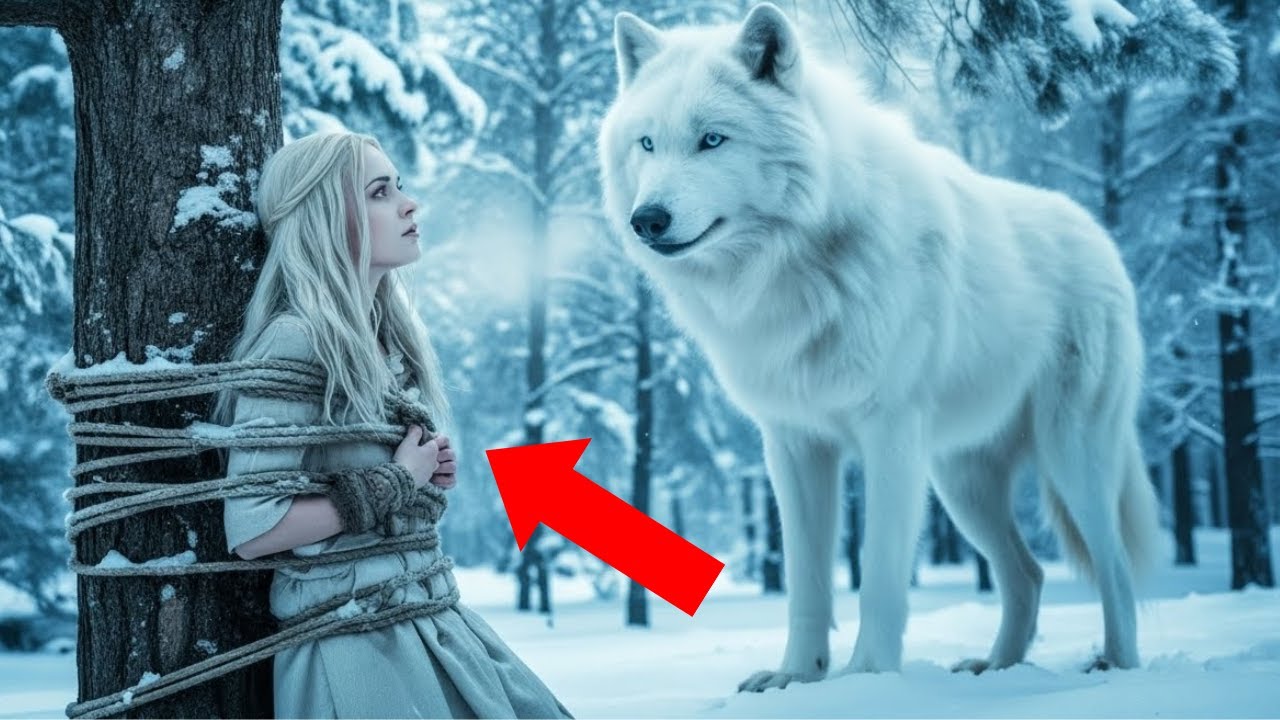 El lobo gigante encontró a la omega colgada del tronco… lo que hizo después fue impactante...