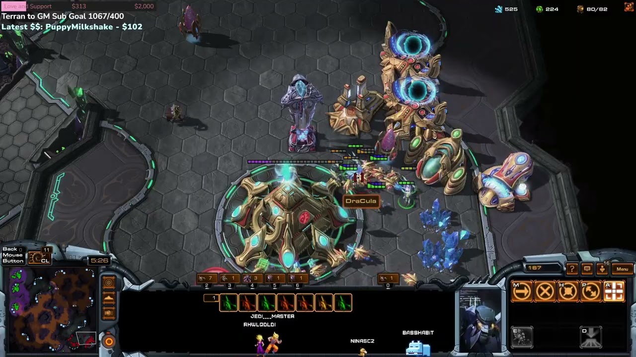 StarCraft 2: Nina (Z) vs (P) 【Map: Taito Citadel】