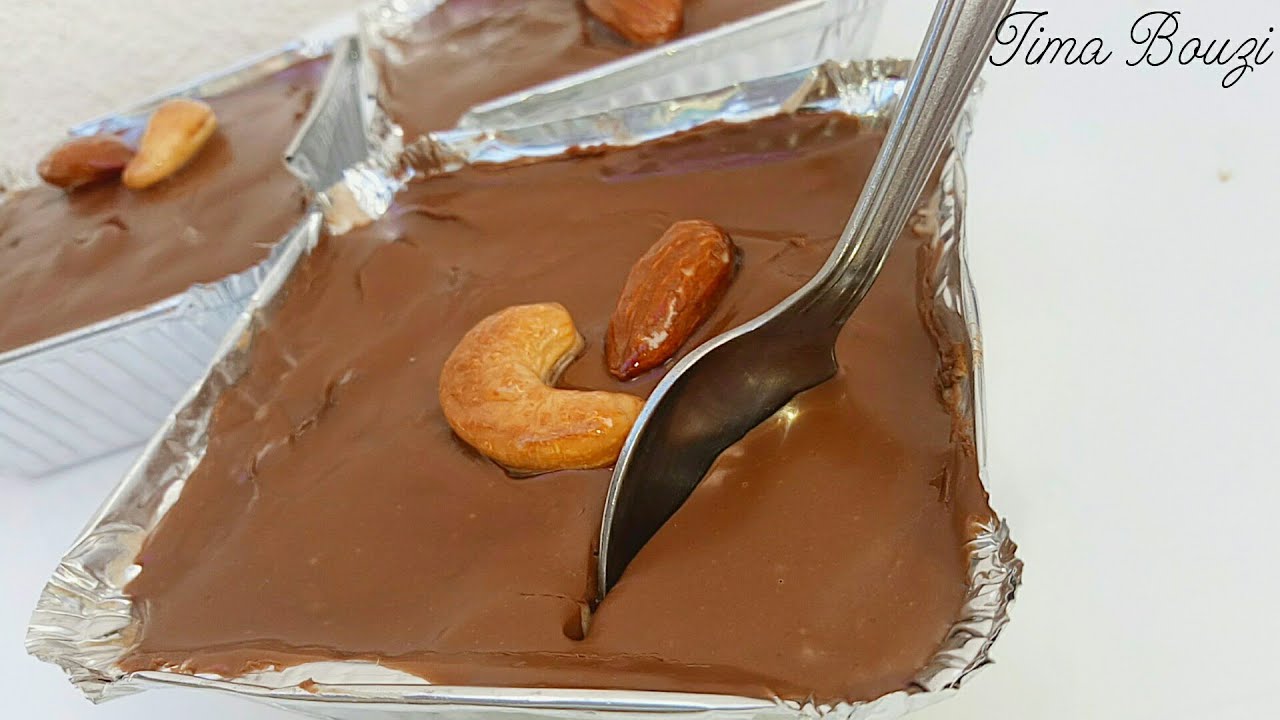 تحلية الشكولاتة  الباردة الفخمة 😍 بمقادير موجودة في كل بيت اقتصادية لسهراتكم الرمضانية واللمات 😍