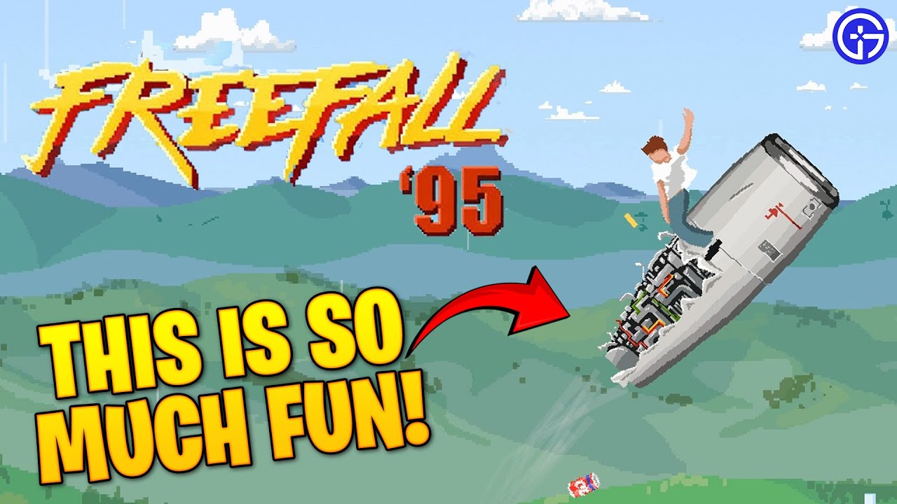 Freefall '95 Gameplay - A Free-Falling, Fast-Paced, Tony Hawk-Inspired Arcade Style Game - 4k 60FPS