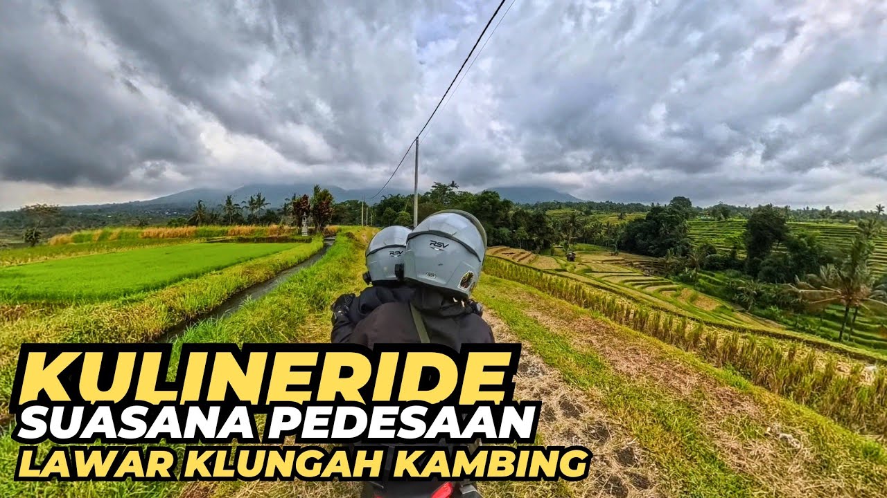 KULINERIDE | Sate Gule Lawar Klungah Kambing di Suasana Alam Pedesaan Jatiluwih Tabanan Bali 