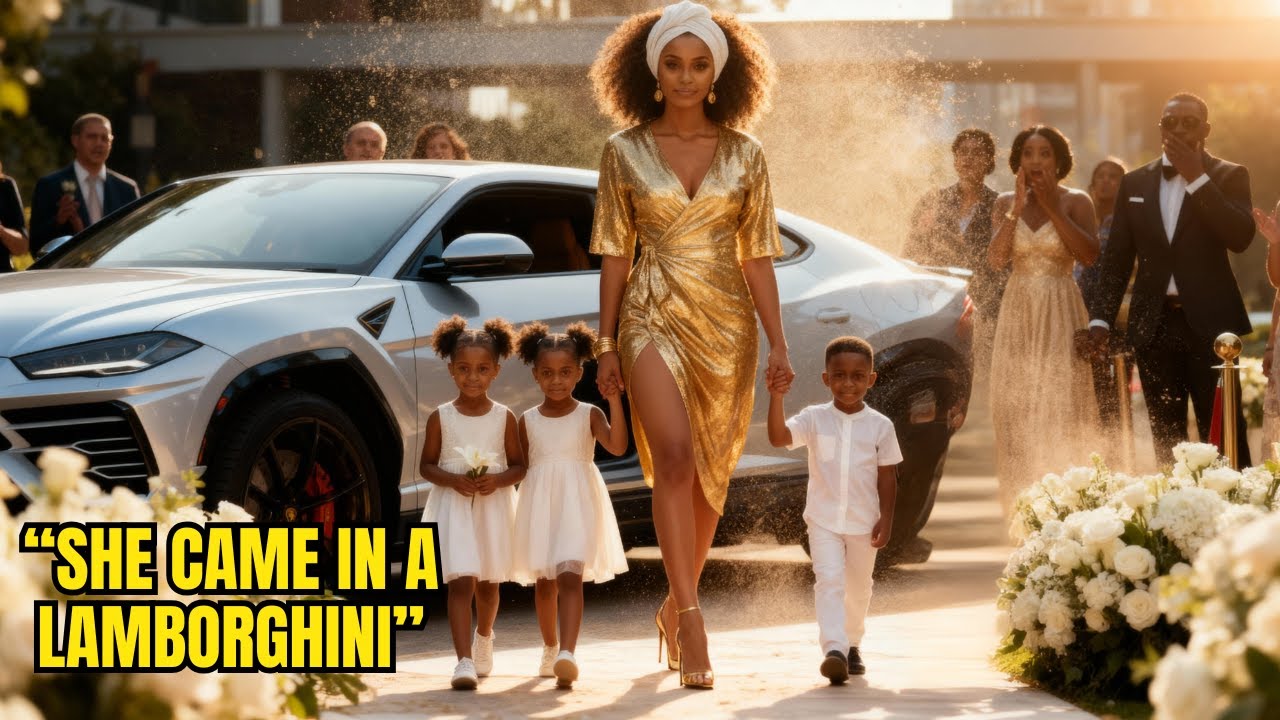 He Invited His Poor Ex-Wife To His Wedding To Disgrace Her, But She Came In A Lamborghini + Triplets