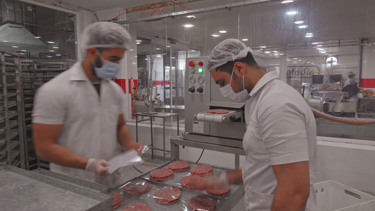 How Hamburgers made in factory (complete process)