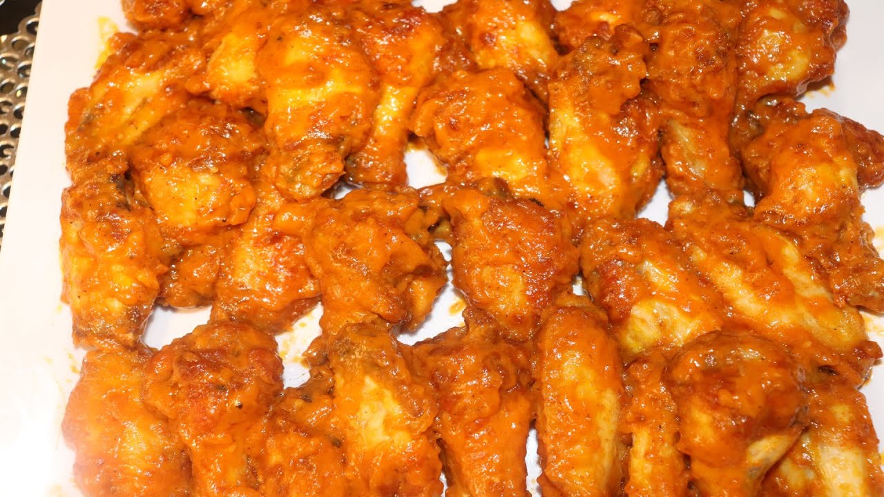 ALITAS CON SALSA MANGO HABANERO😋😋