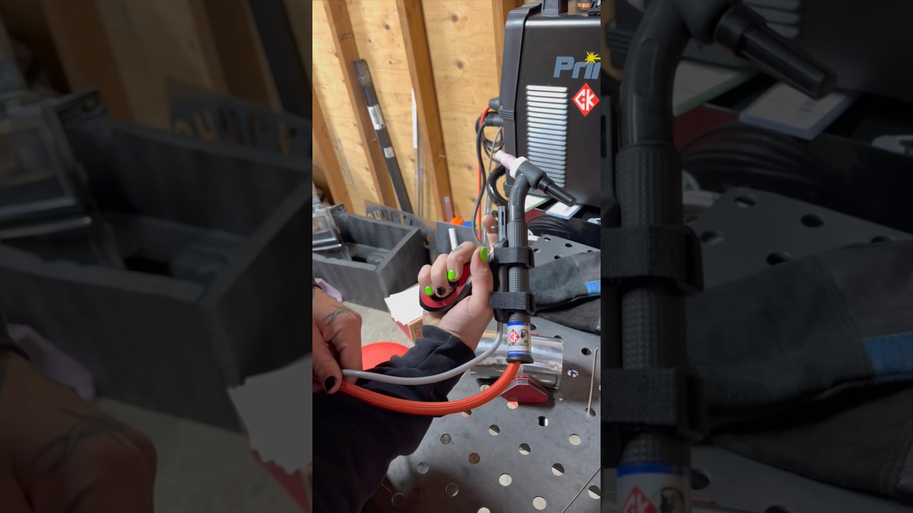 Pistol grip TIG torch??? #tigwelding #ckworldwide #welding @CKWorldwideTIG