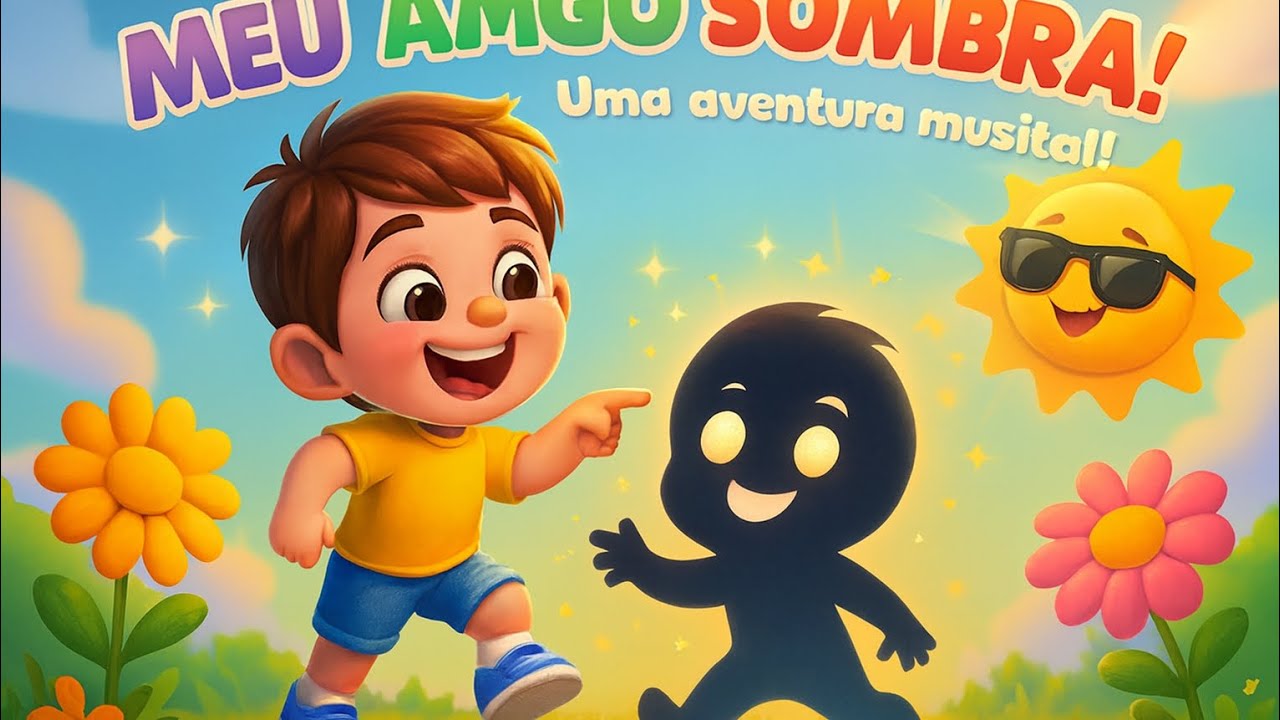 A Sombra Mágica 🎭✨ | Descobre e Dança com Seu Amigo Invisível! 🕺👣🎵