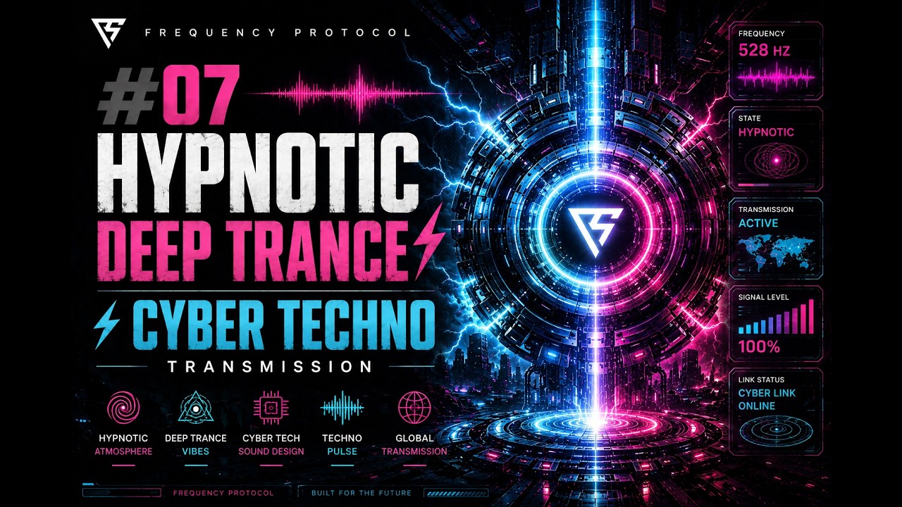 Frequency Protocol #07 ⚡Blue Quantum  ⚡Cyber Techno Transmission